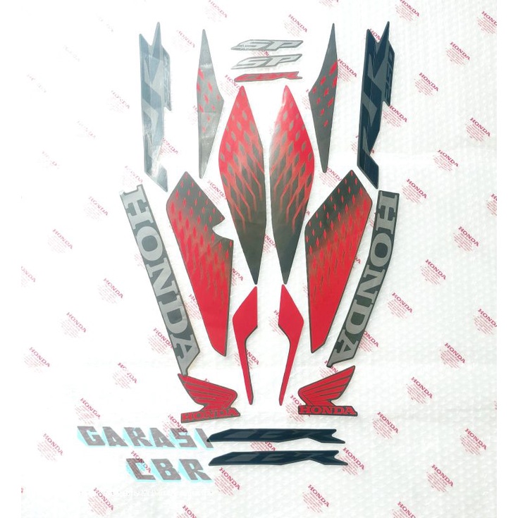 Jual Stripe Set CBR 250RR SP - Sticker Body CBR 250RR Sp Mat Gunpowder ...