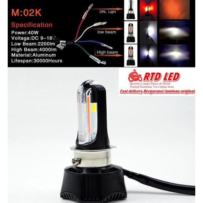 Jual RTD Led Lampu Utama Headlamp LED RTD M02K Original | Shopee Indonesia