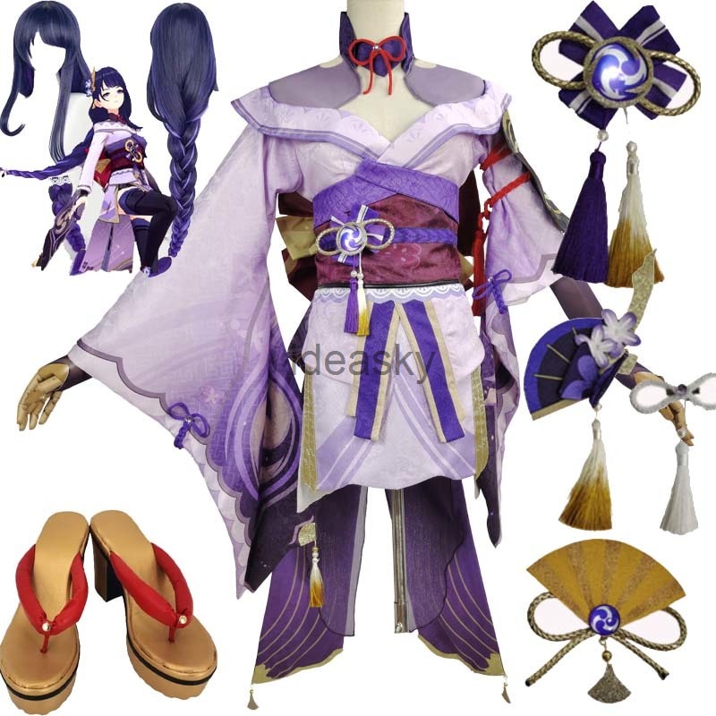 Jual Preorder Game Genshin Impact Raiden Shogun Cosplay Costume Baal Raiden Shogun Cosplay 1686