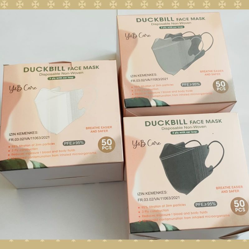 Jual MASKER DUCKBILL YNB CARE ISI 50/ MASKER YNB CARE DUCKBILL | Shopee ...