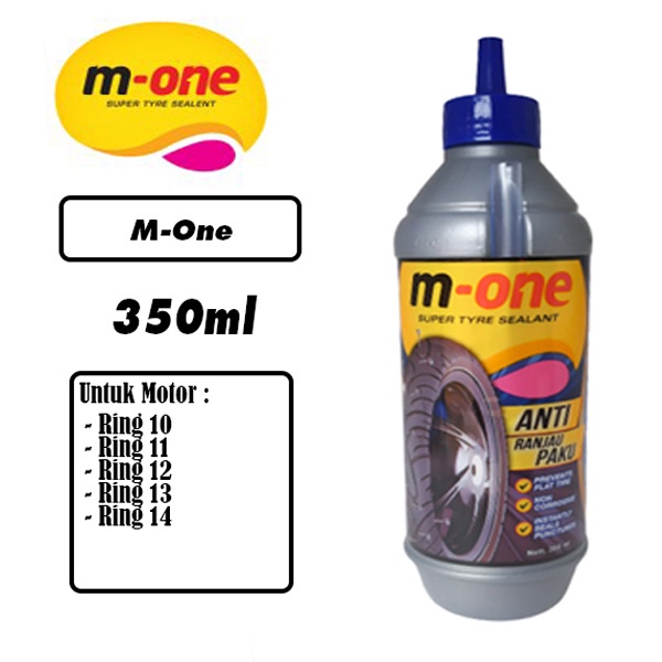 Jual M-ONE 350 Ml Cairan Anti Ban Bocor , Ranjau , Dan Paku | Shopee ...