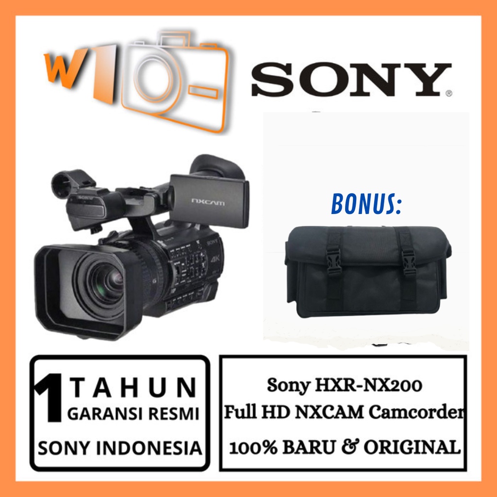Jual SONY HXRNX200 CAMCORDER SONY NX 200 GARANSI RESMI Shopee