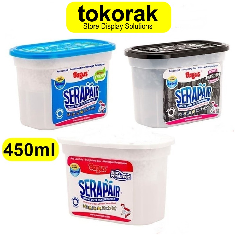 Jual SERAPAIR 450 ML SQUARE BOX BAGUS SERAP AIR ANTI LEMBAB PENGHILANG ...