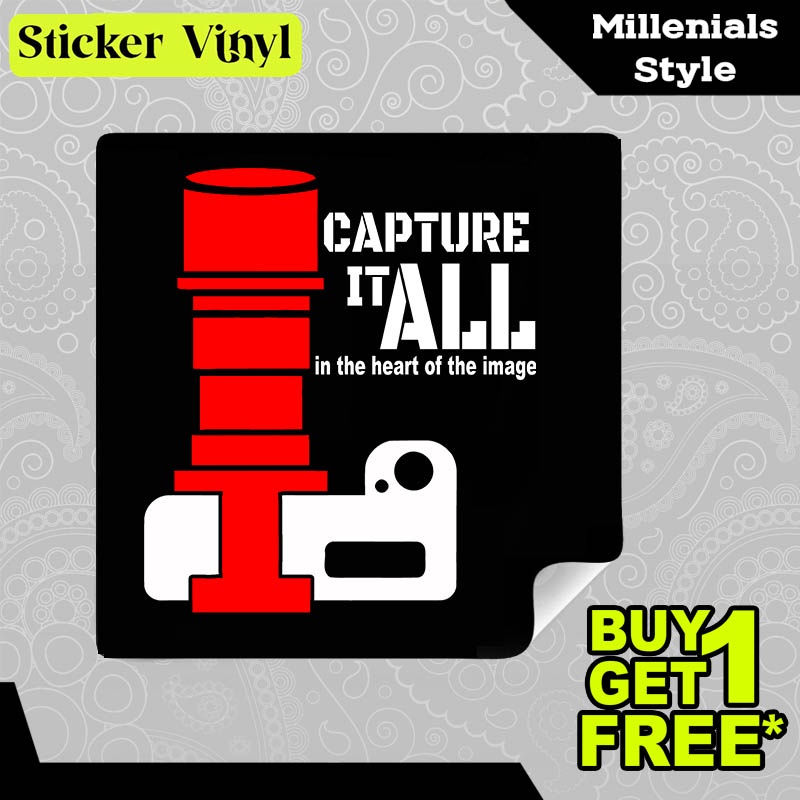 Jual Stiker Sticker Capture It All In The Heart Of The Image Desain ...