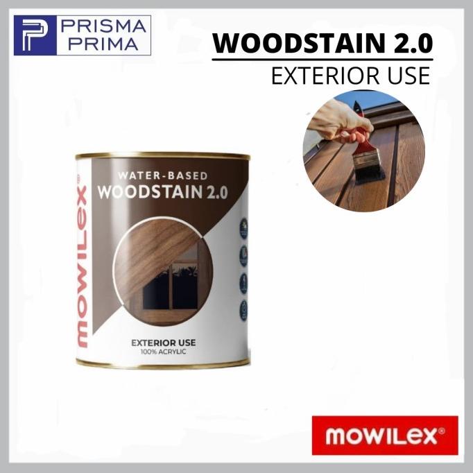 Jual Cat Politur Kayu Ws Mowilex Woodstain Exterior Shopee Indonesia