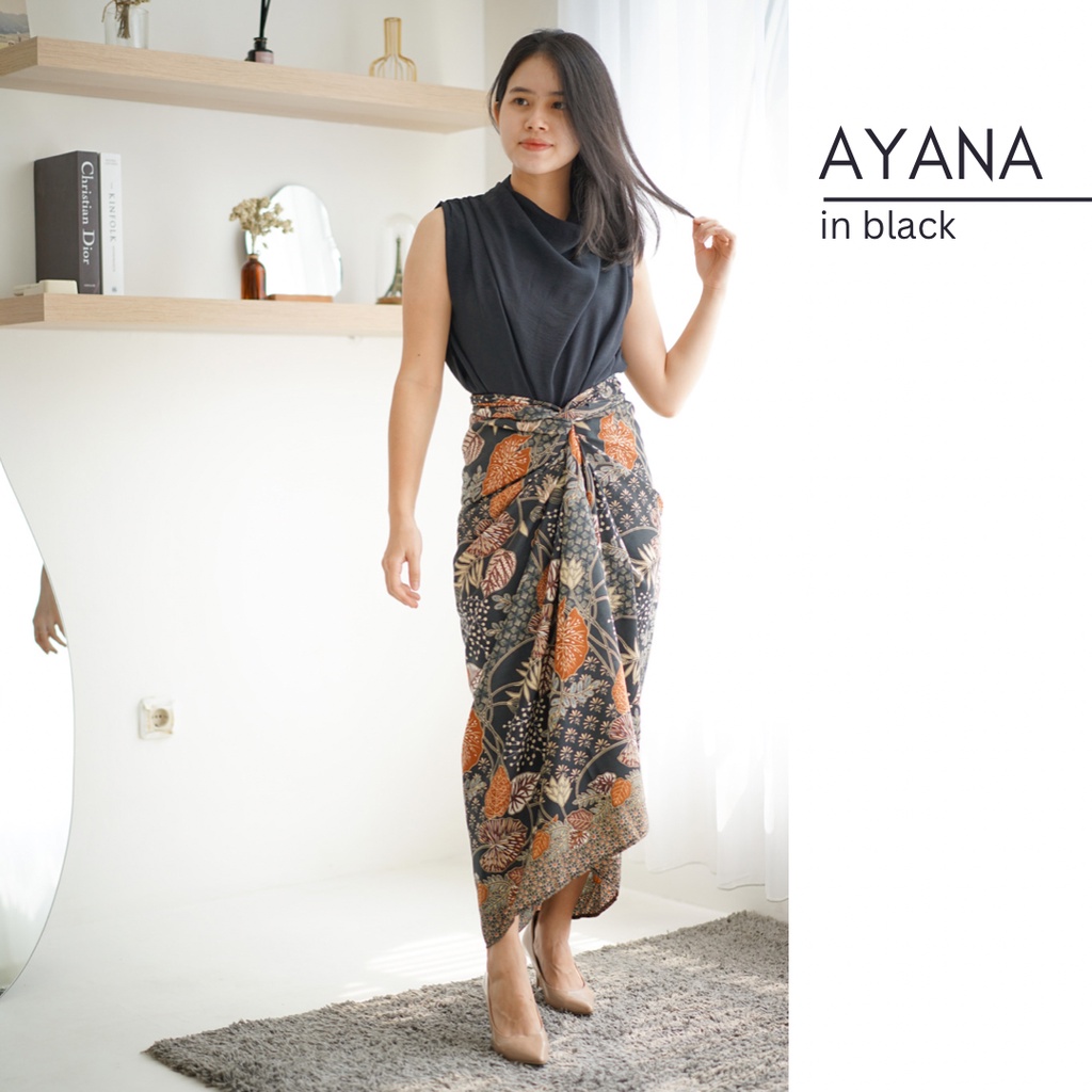 Jual ROK SERUT BATIK AYANA (1 ROK JADI 3 LOOK) | Shopee Indonesia