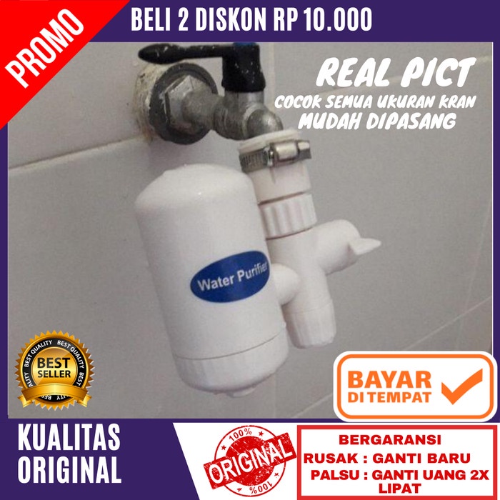 Jual Filter Air Kran Sumur Saringan Penyaring Penjernih Air Keran Zerni