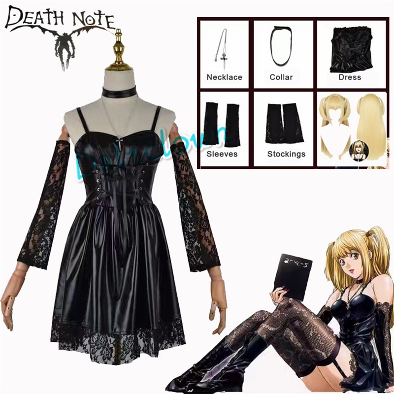 Jual Preorder Anime Death Note Misa Amane Cosplay Costume Amne Faux 6130
