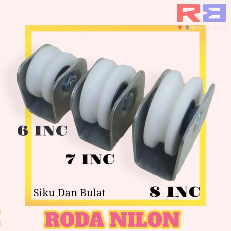 Jual Roda Pagar Nilon Roda Pintu Gerbang Roda Nilon Pagar Shopee Indonesia