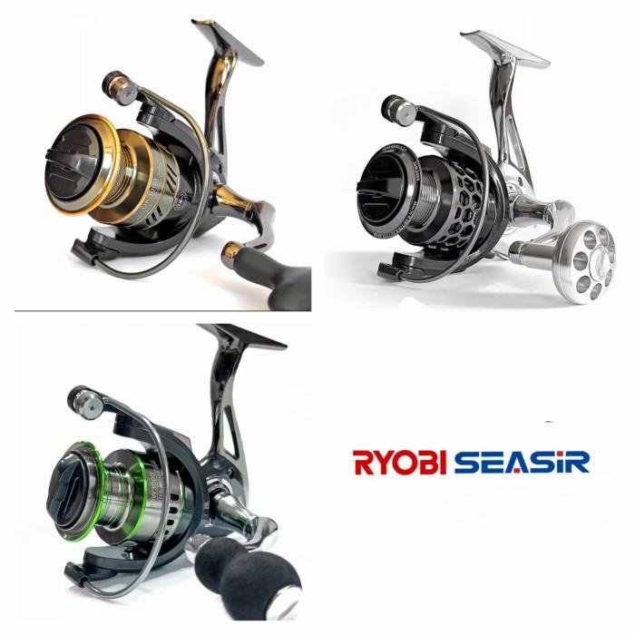 Jual reel / gulungan pancing ikan ryobi seasir reels kualitas bagus |  Shopee Indonesia リールセット Ryobi R-203 Daiwa CS-5000 Fish Re