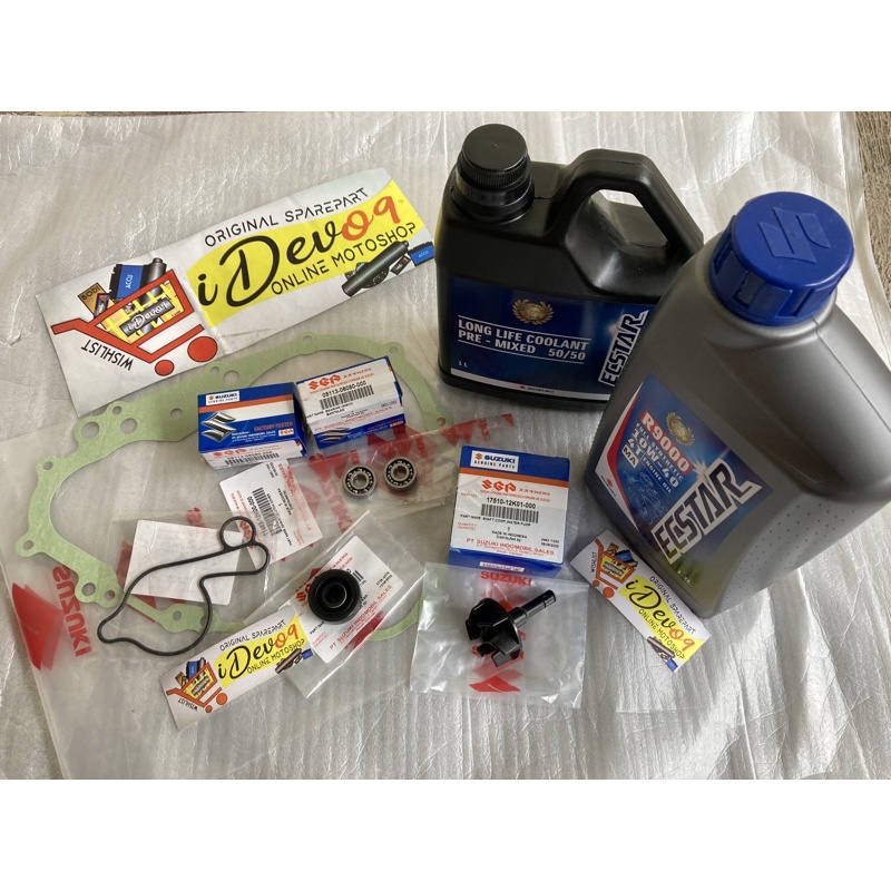Jual Paketan Seal WP Bocor Oli Air Radiator Seal Waterpump Jebol Satria