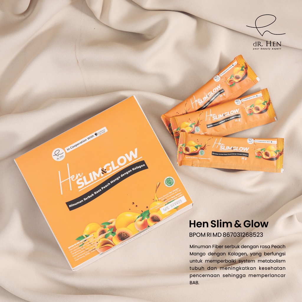 Jual dR Hen Slim & Glow Minuman Collagen Drink Athena Skincare by Dr. Richard Lee Clinic