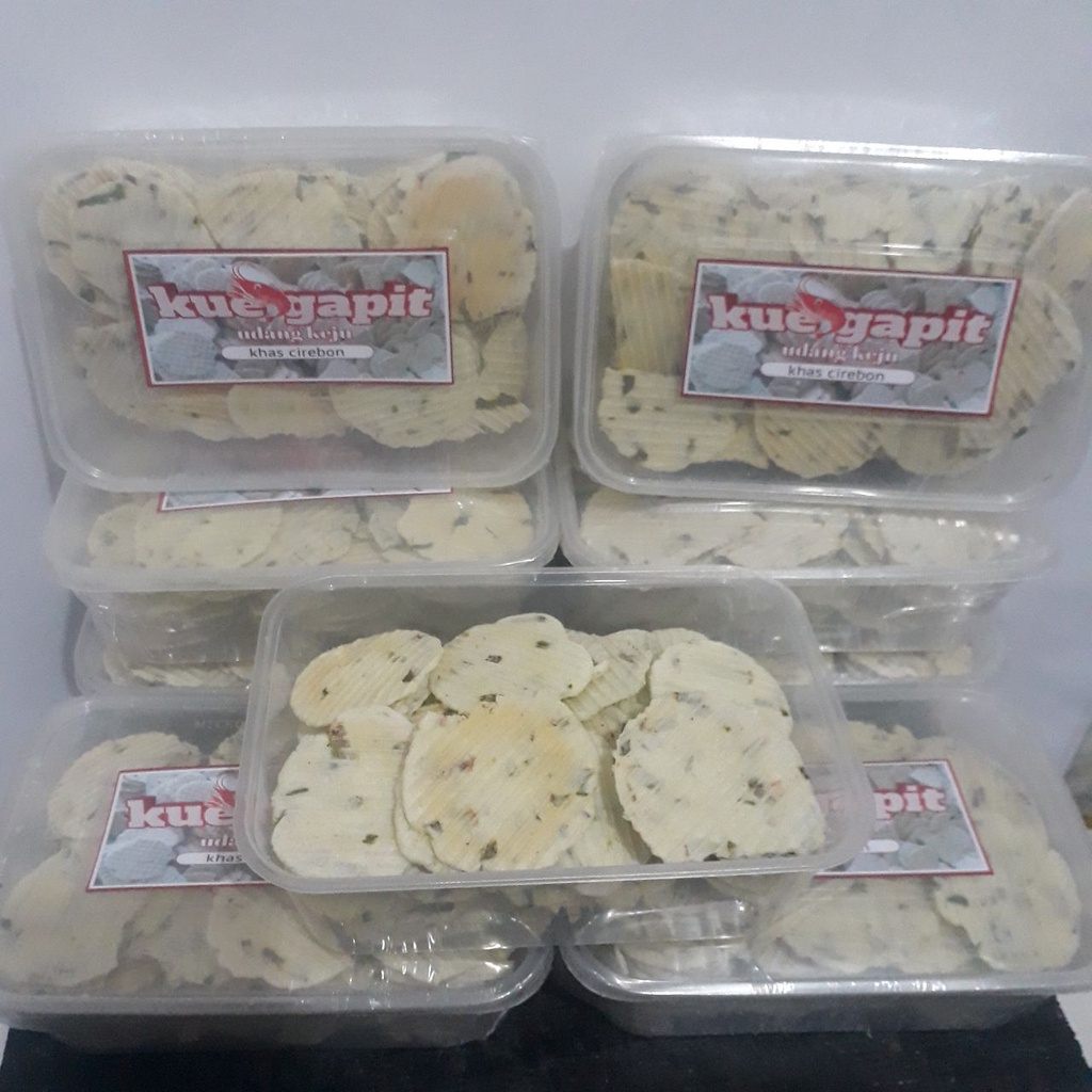 Jual Kue Gapit Rasa Udang Keju Kemasan Box Kue Simping Gapit Khas