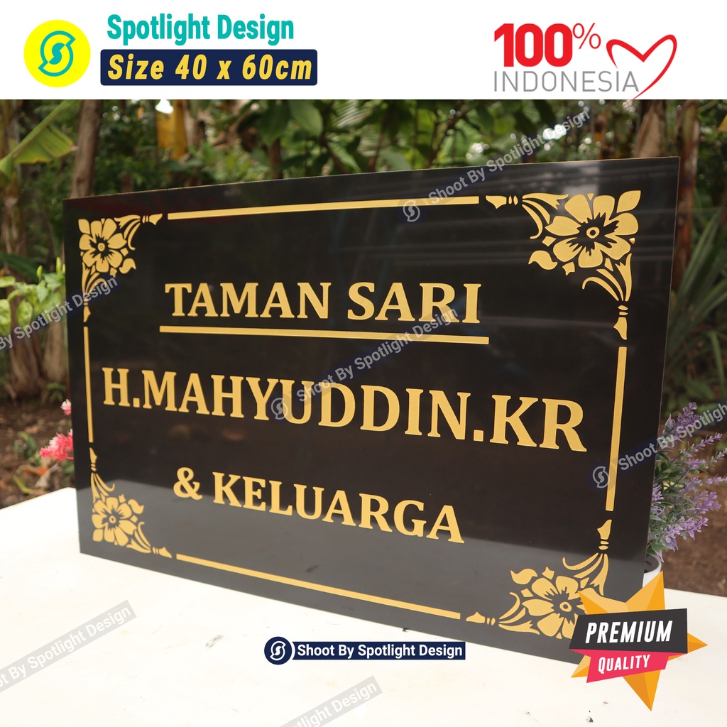 Jual BATU NUSAN GRANIT CIRI MAKAN KUBURAN / PAPAN NAMA UK 40X60