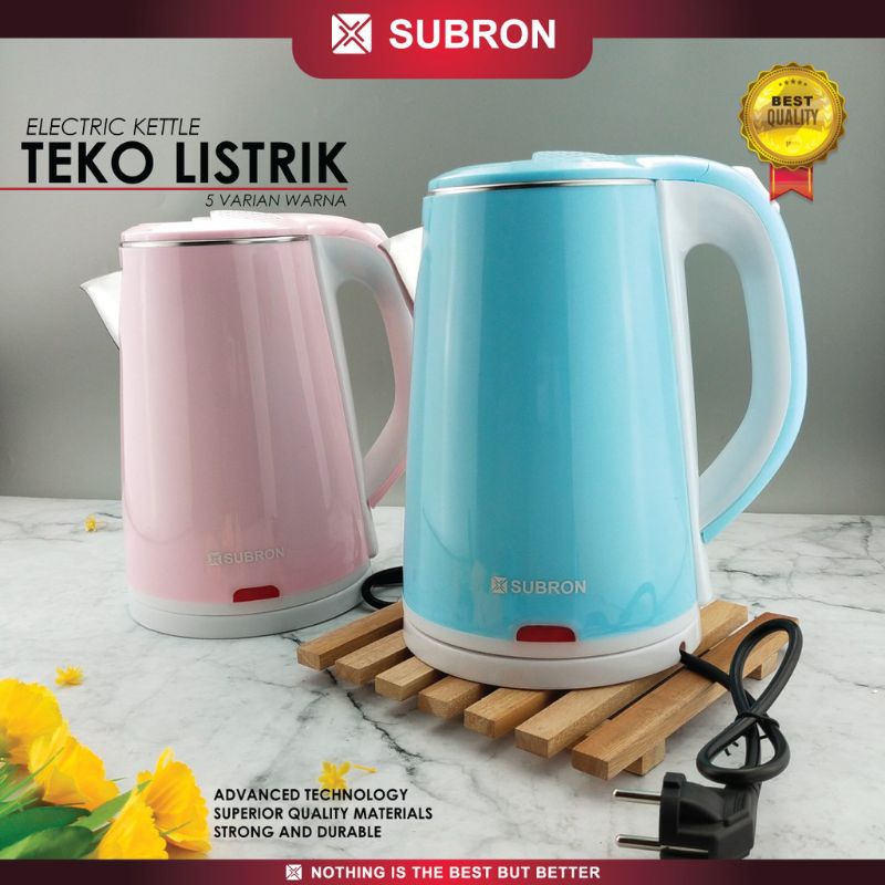 Jual SUBRON Teko Full Stainless steel 2.3L Teko Listrik Viral | Shopee ...