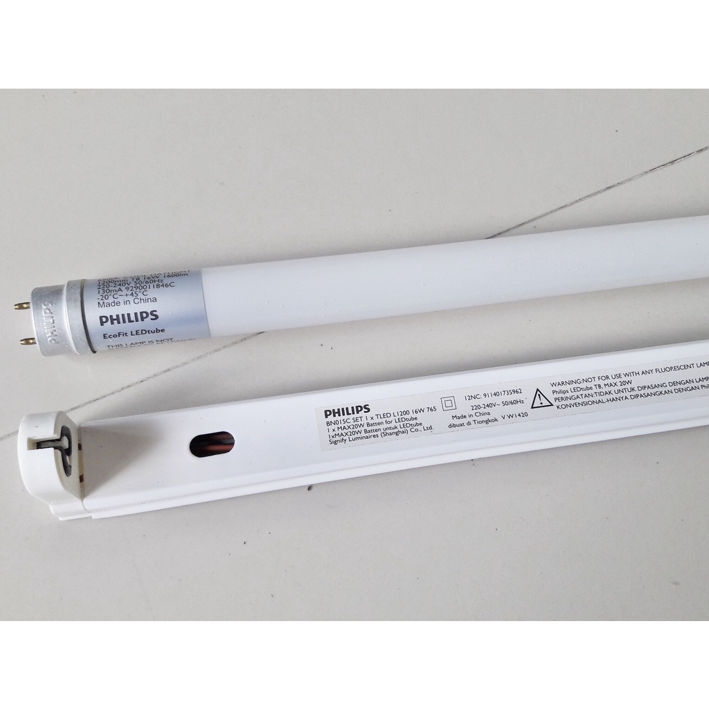 Jual Lampu TL PHILIPS LEDtube ECOFIT 120cm T8 16 W Watt Putih Panjang ...