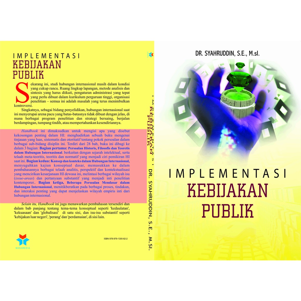 Jual Buku Original Implementasi Kebijakan Publik, Konsep Teori Dan ...