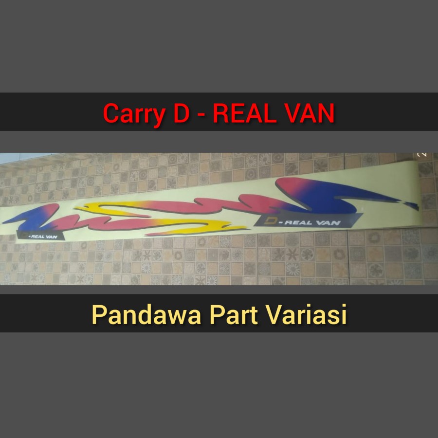 Jual sticker stiker body mobil carry DRV D-RV minibus | Shopee Indonesia