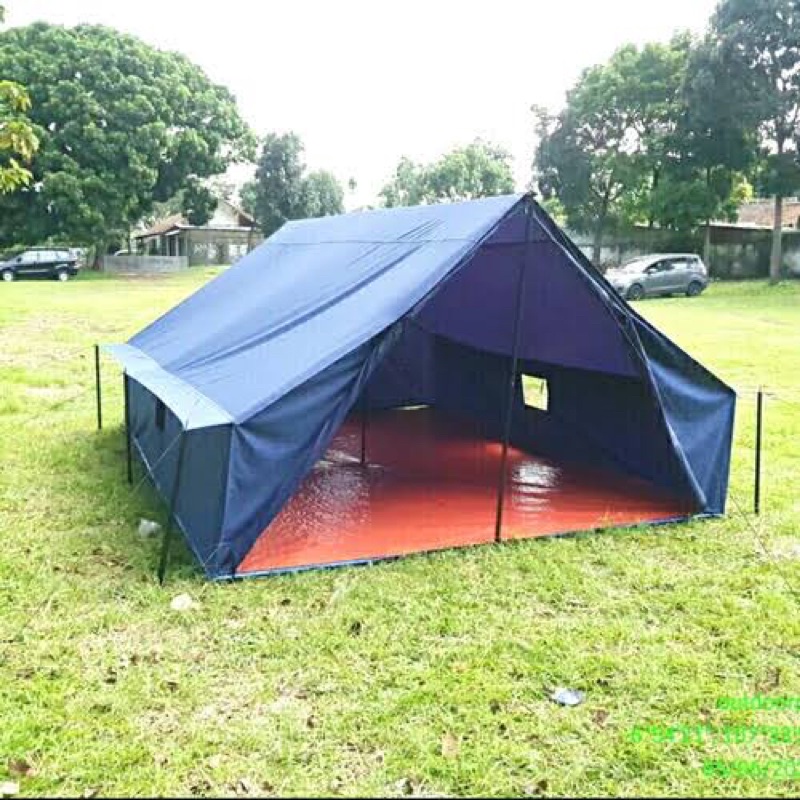 Jual Tenda Regu Pramuka 3x4 Alas Pasak Tiang Terpal (1set) gambar hanya ...