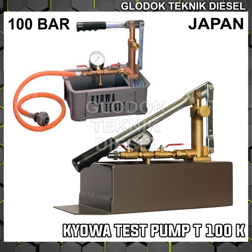 Jual Kyowa Test Pump T 100 K JAPAN 100 BAR KG Hydraulic Pressure