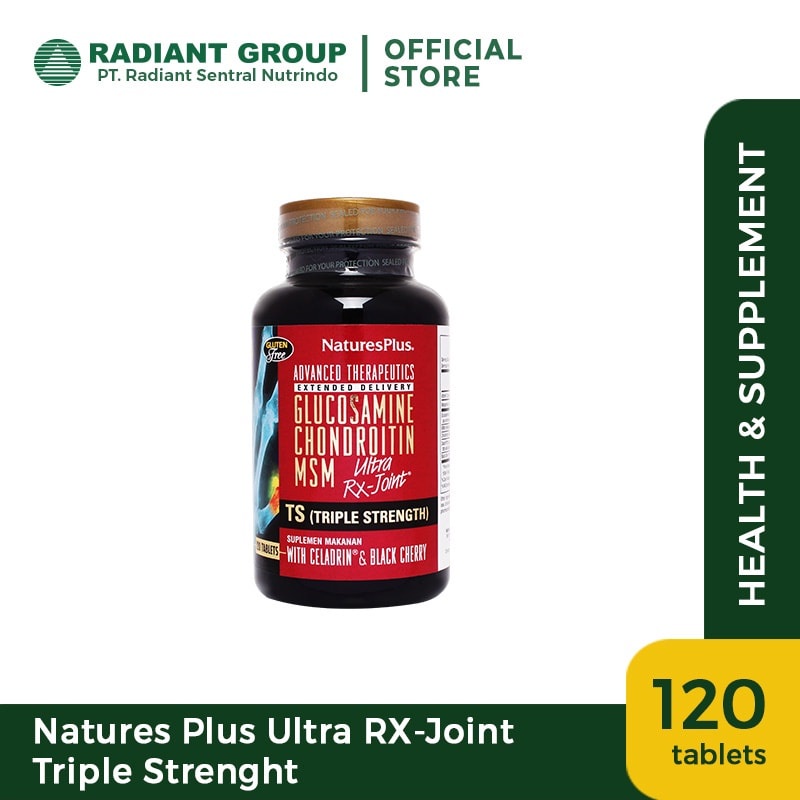 Jual Natures Plus Ultra RX-Joint Triple Strength [120 Tabs] Murah ...