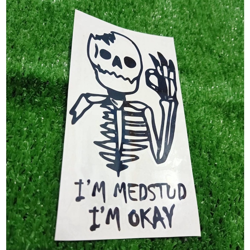 Jual Sticker / Stiker Medstud Skeleton ( Untuk Dokter Mahasiswa ...