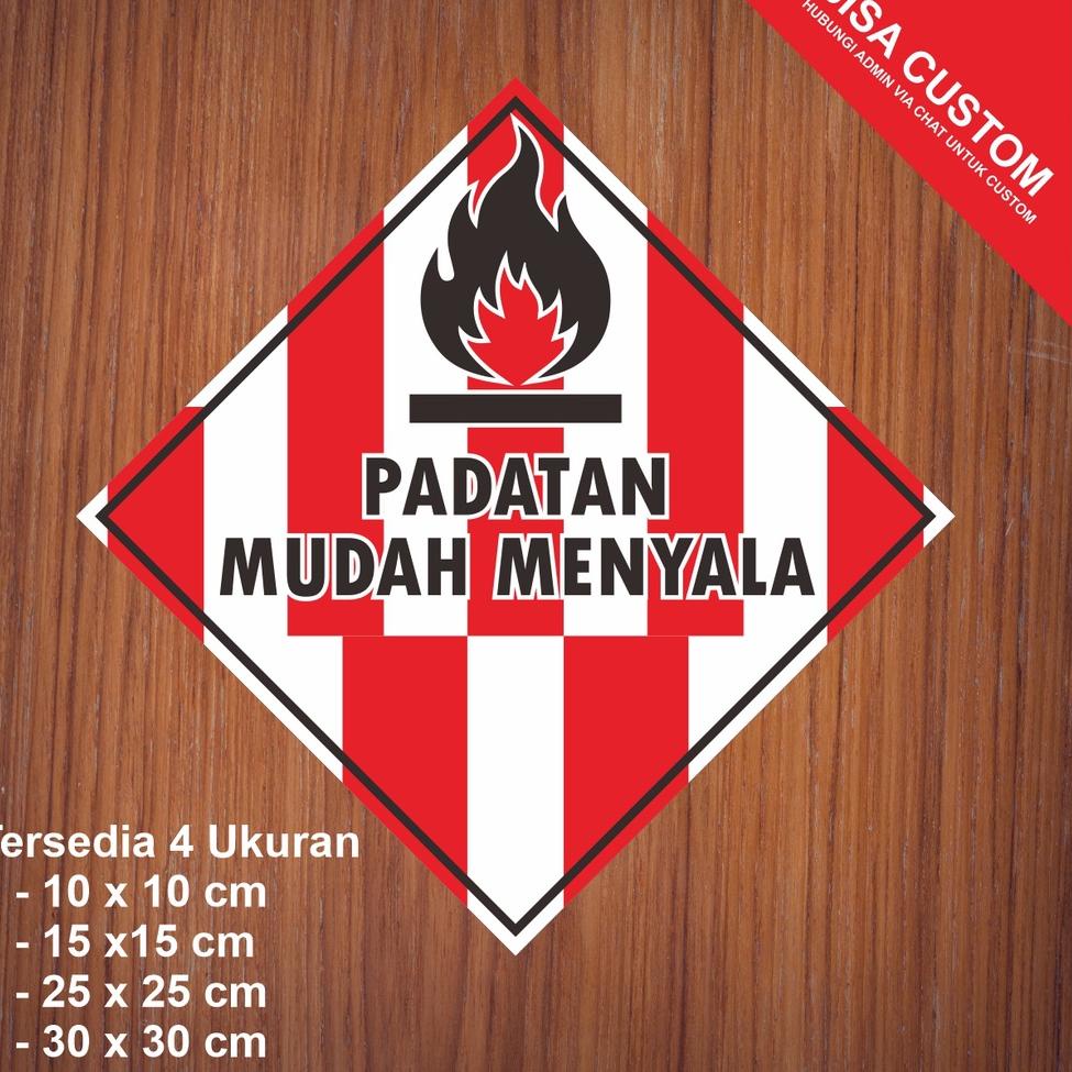 Jual PROMO SPESIAL Sticker Label Tanda Simbol Limbah B3 Stiker Bahan ...