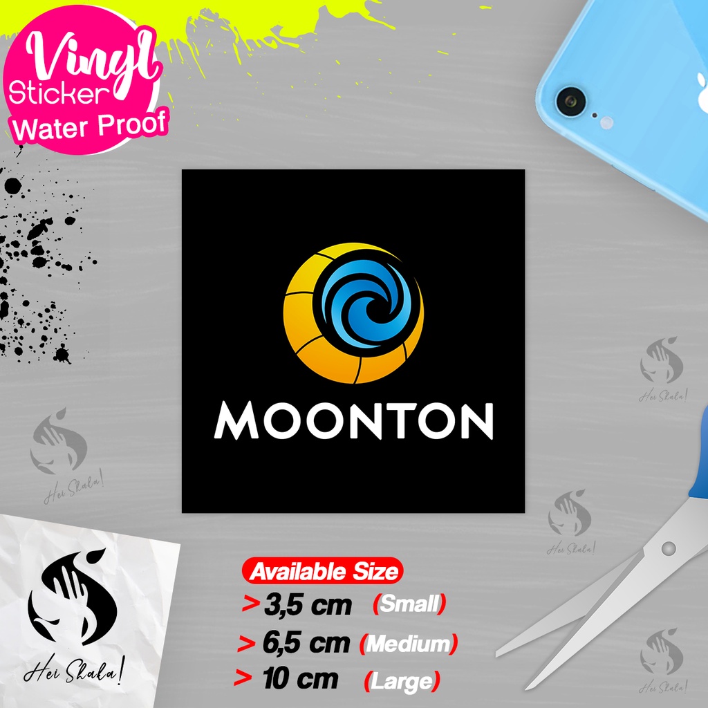 Jual Stiker Logo Moonton 02 Mobile Legends Gaming Gamer Satuan Bahan ...