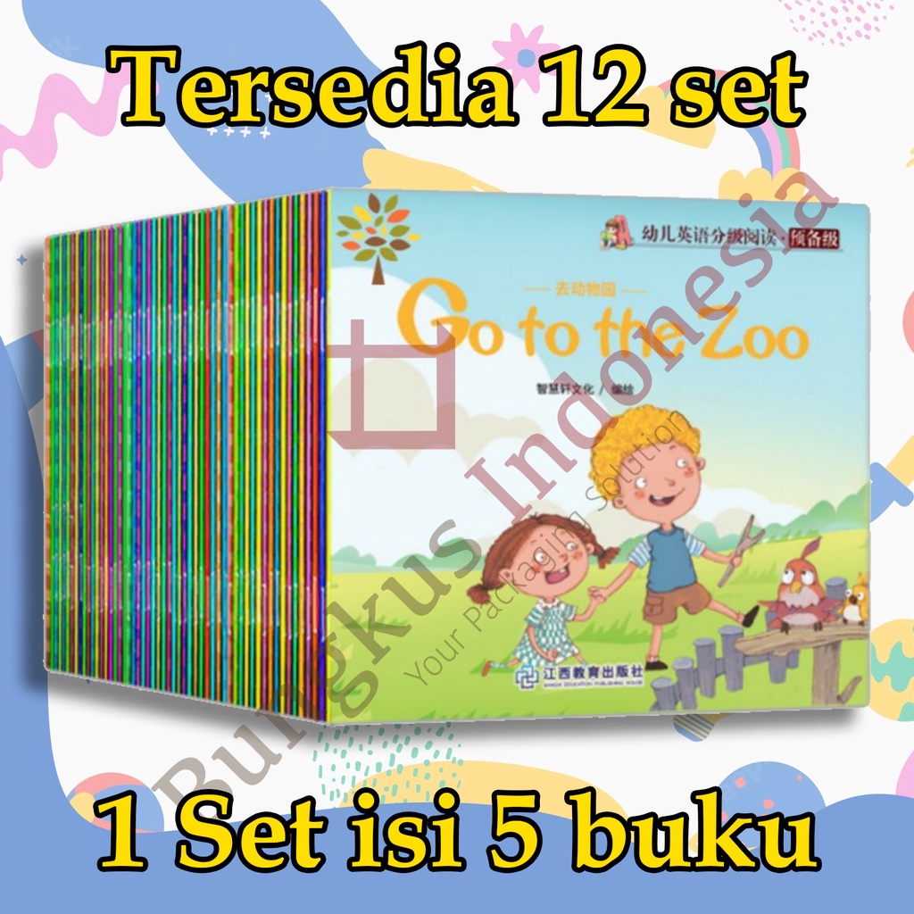 Jual Termurah Buku Cerita Anak Bahasa Inggris Paketan Bisa Scan Barcode ...