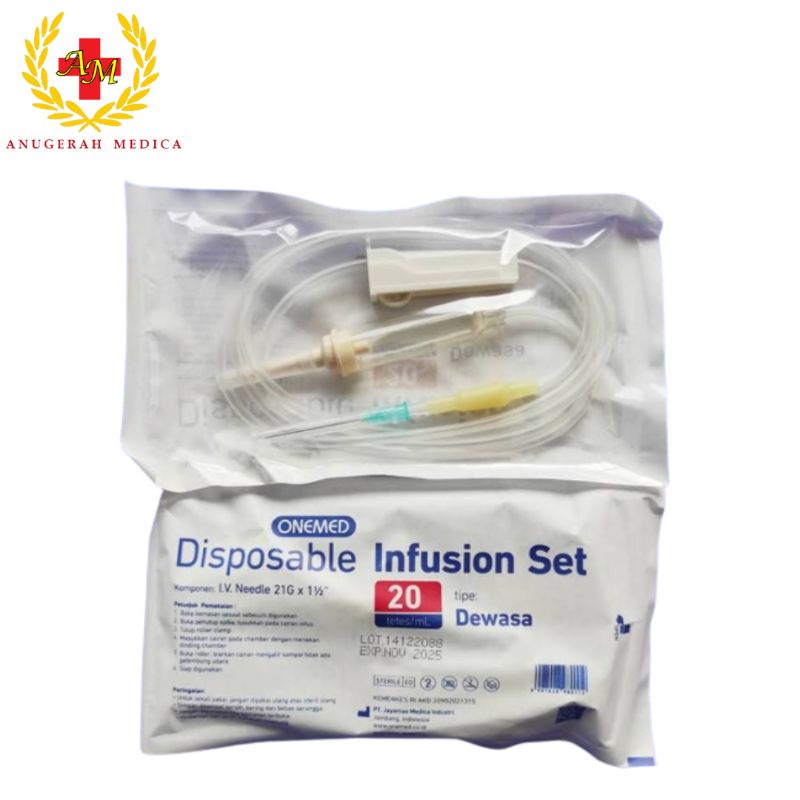 Jual Infus Set Onemed Selang Infus Infusion Set Box Isi 50 pcs | Shopee ...