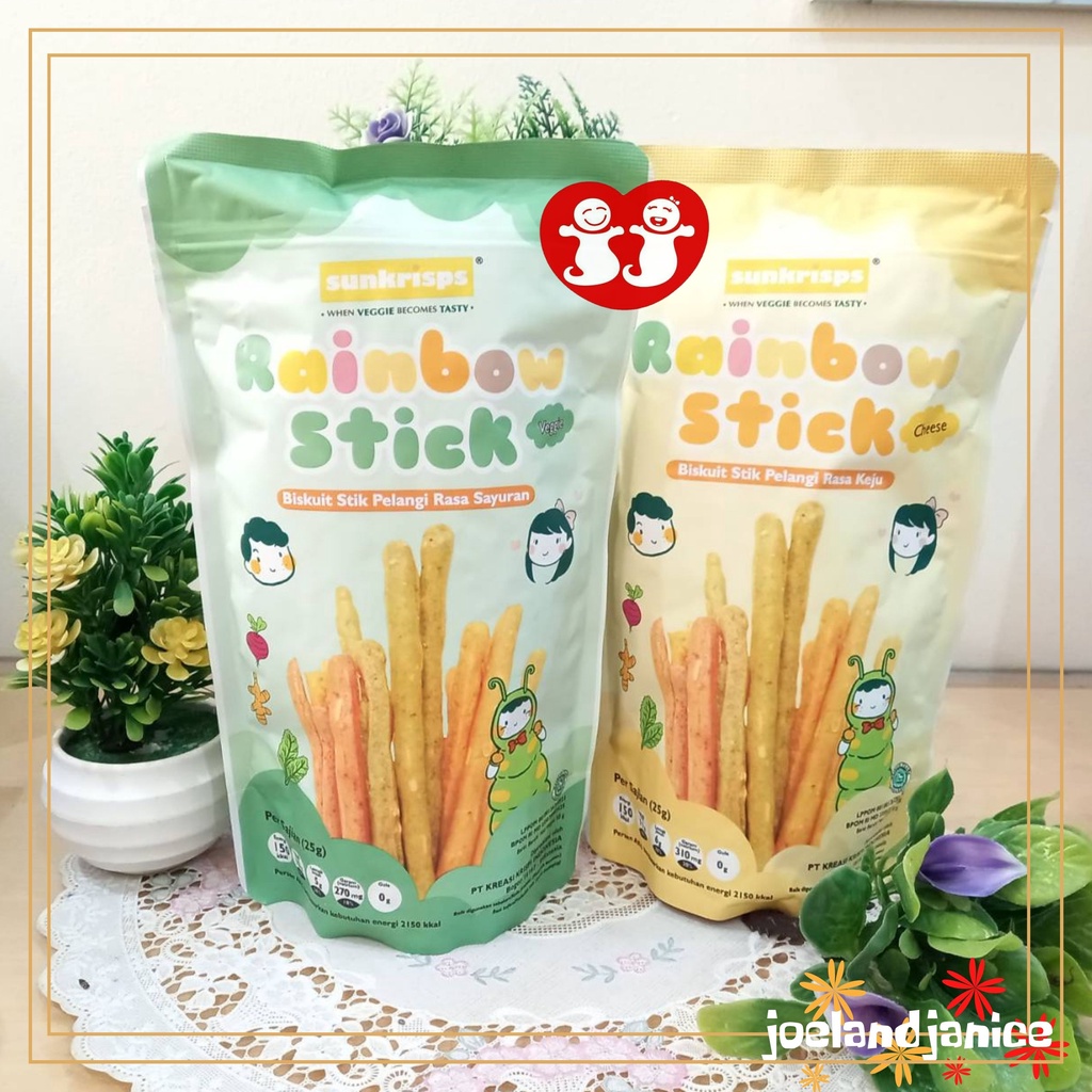 Jual Sunkrips Rainbow Stick 25g/ Biskuit Stik Pelangi | Shopee Indonesia