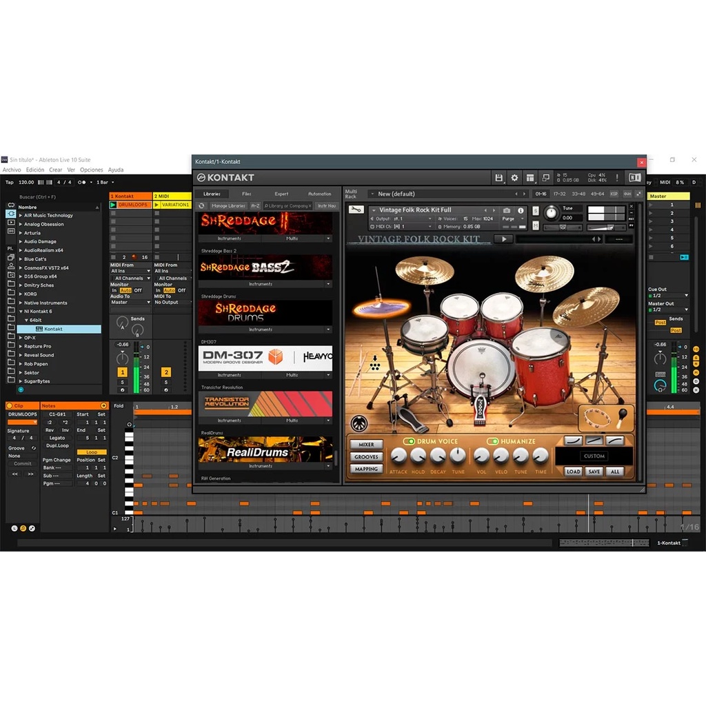Jual Drum DD Vintage Folk Rock Kit library preset KONTAKT | Shopee ...