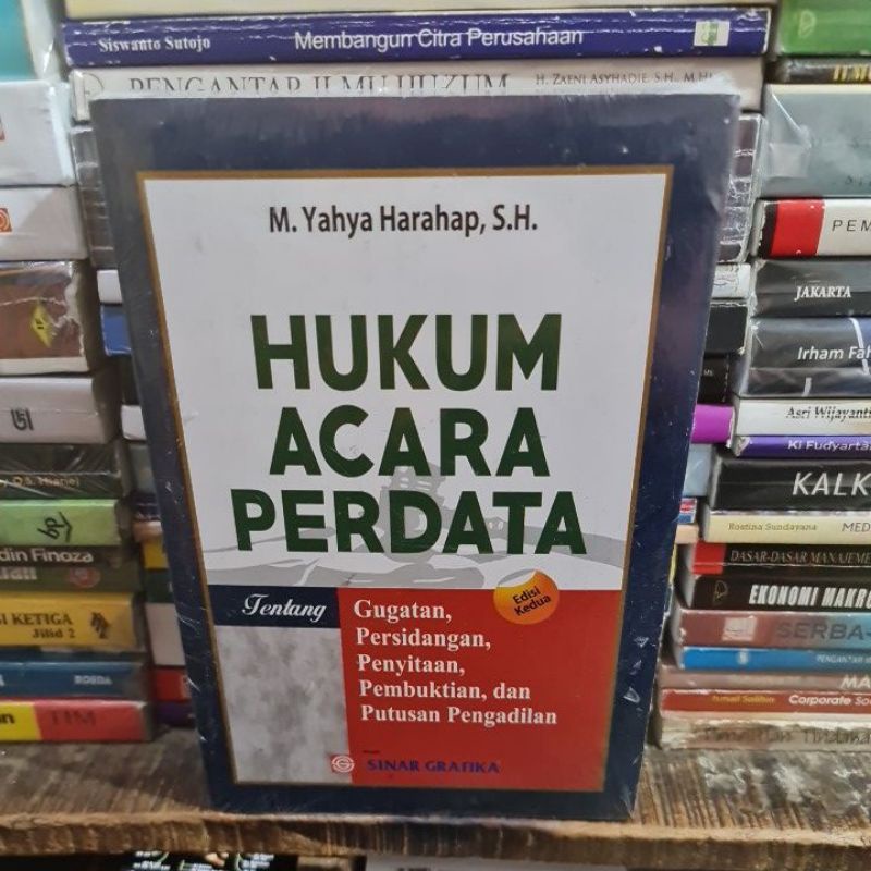 Jual Hukum Acara Perdata Edisi 2 By M Yahya Harahap | Shopee Indonesia