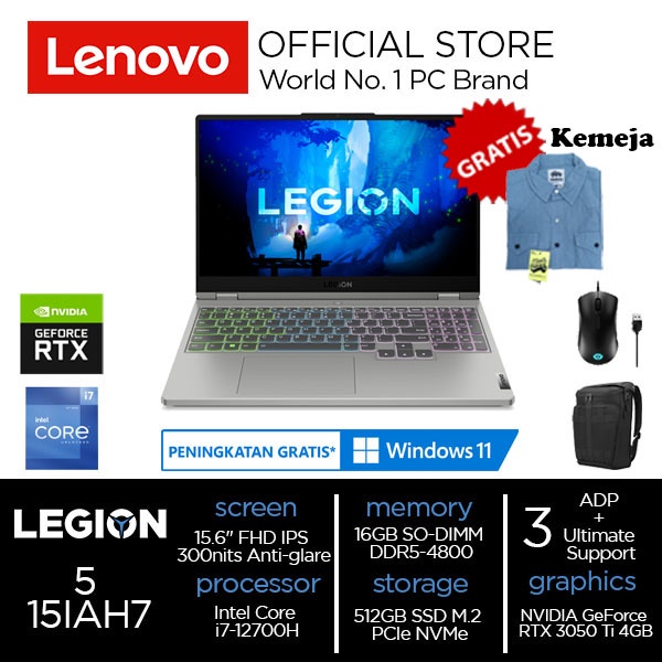 Jual Lenovo Legion Iah Hid Core I H Gb Gb Rtx W Ohs Shopee Indonesia