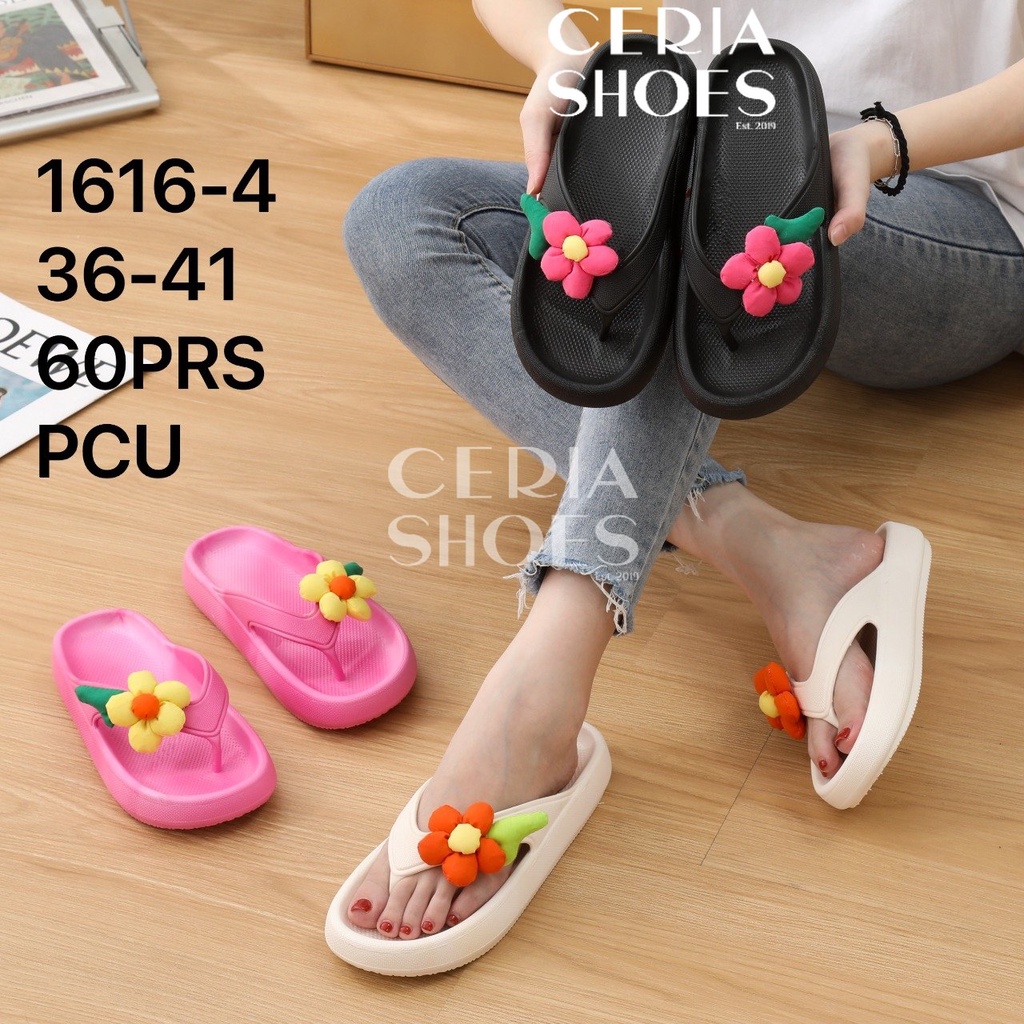 Jual PVC Sandal Jepit Wanita Import Karet Empuk Lentur Elastis Bahan ...