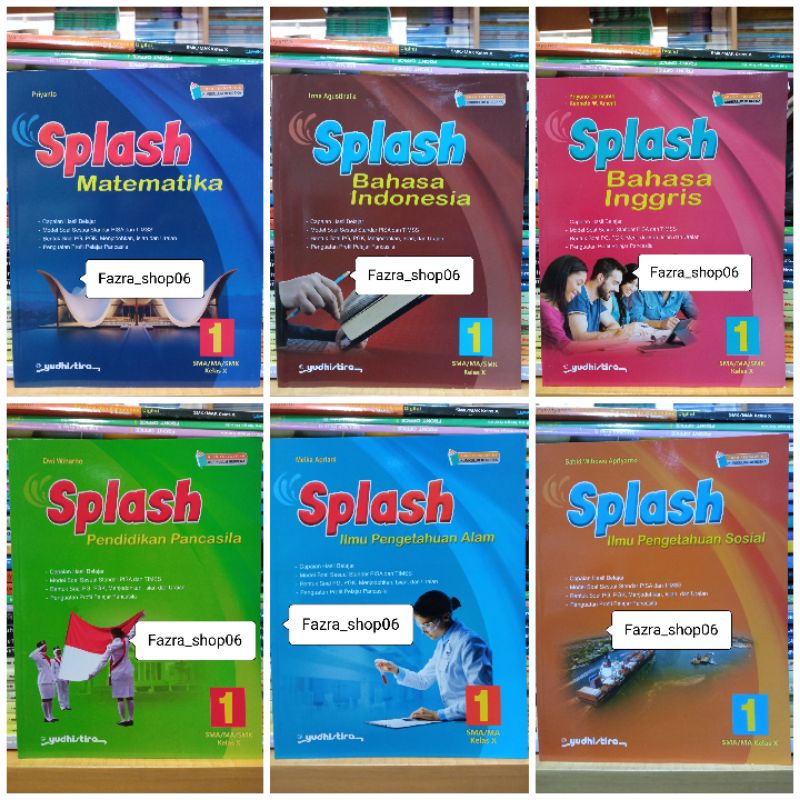 Jual NEW Buku Kerja SPLASH Matematika/Bhs Indonesia/Bhs Inggris/PPKN ...