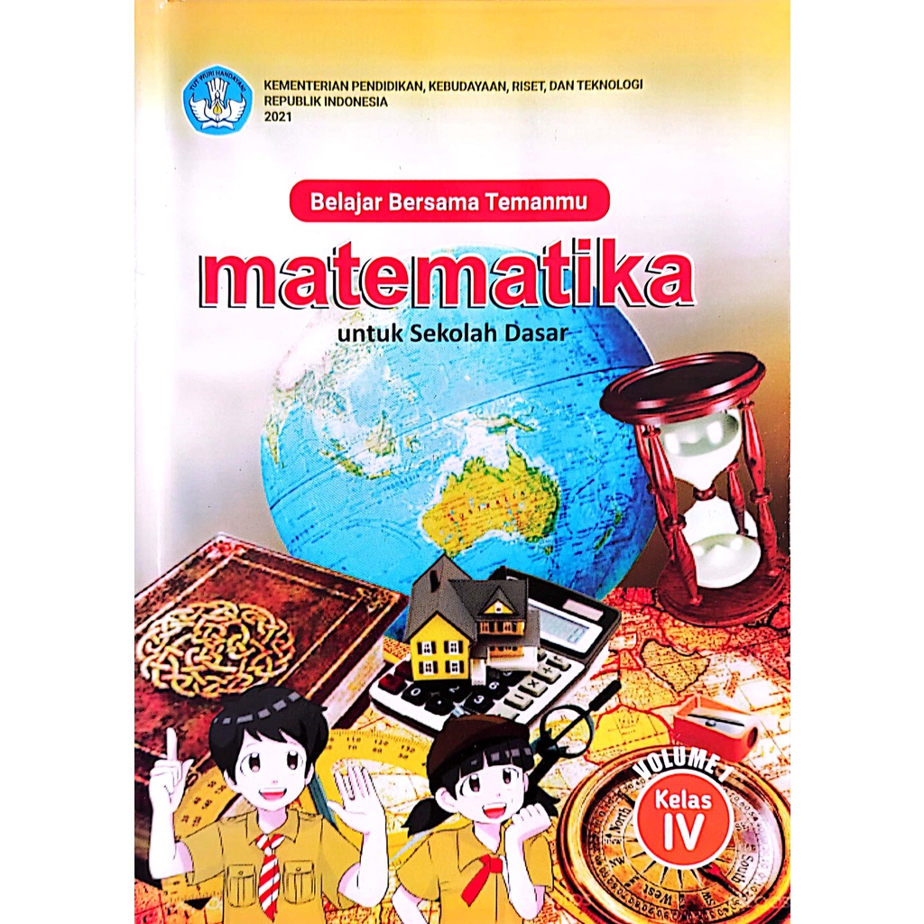 Jual Buku Matematika Kelas 4 SD Volume 1 Kurikulum Merdeka tahun 2021 ...