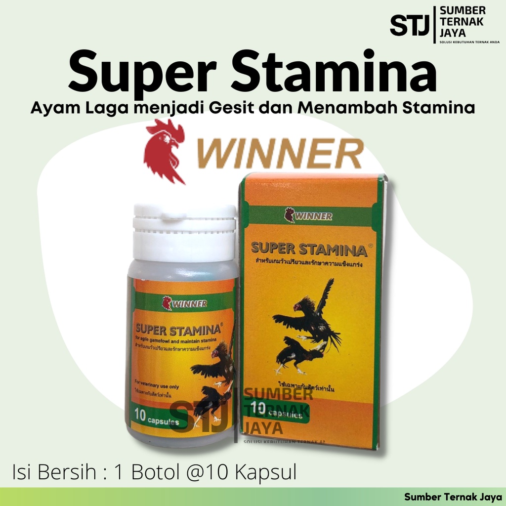 Jual Super Stamina Ayam 1 Botol @ 10 Kapsul Penambah Stamina Ayam ...