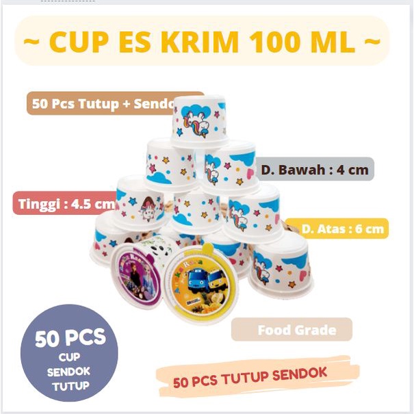 Jual Cup Es Krim Besar Cup Ice Cream 60 Ml Harga Cup Plastik Es Harga Cup Es Krim Bening 0880
