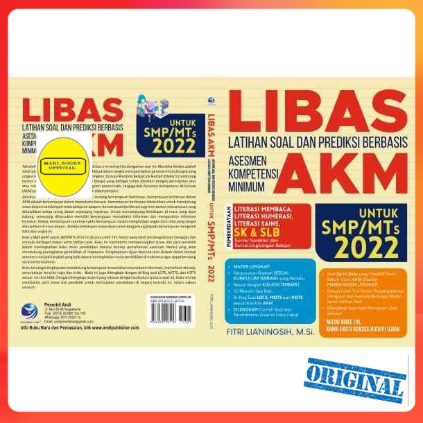 Jual LIBAS AKM Latihan Soal Dan Prediksi Berbasis Asesmen Kompetensi ...