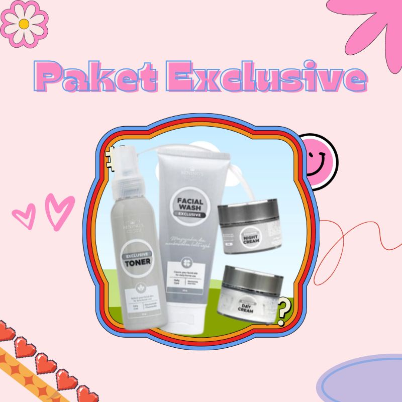 Jual Paket Exclusive Benings Skincare Indonesia | Shopee Indonesia