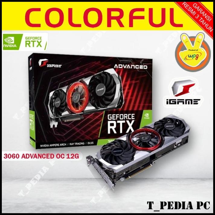 Jual Vga Colorful Igame Rtx 3060 Advanced Oc 12G-V | Shopee Indonesia