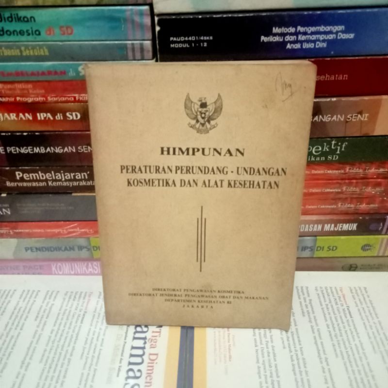 Jual Buku Ori Himpunan Peraturan Perundang Indangan Kosmetik Dan Alat