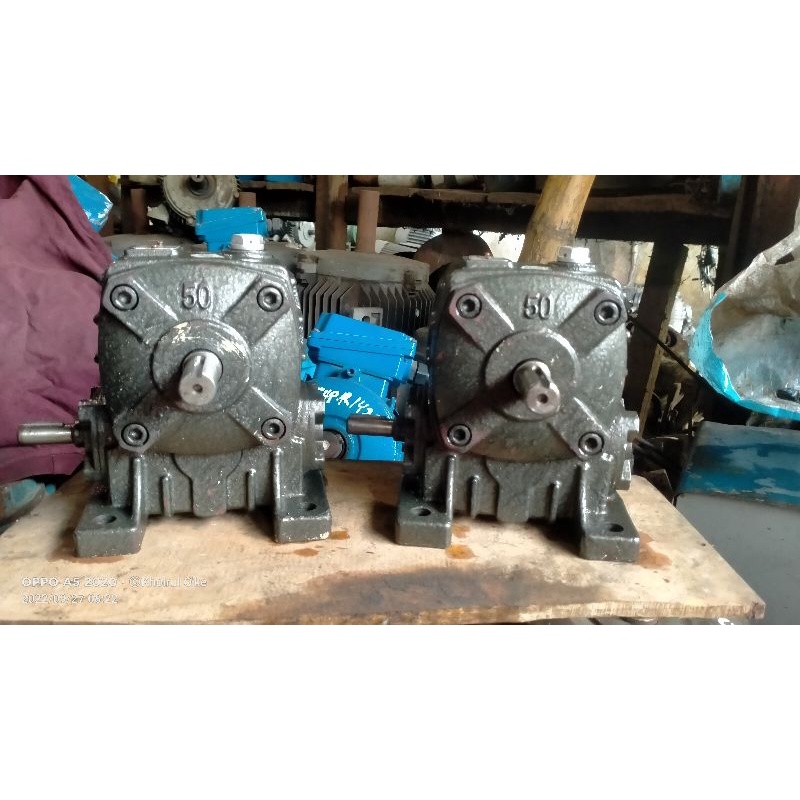 Jual Gear Box Tipe Wpa/Wps Ukuran 50 Rasio 1:10, 1:40, 1:50, (Di Jamin ...