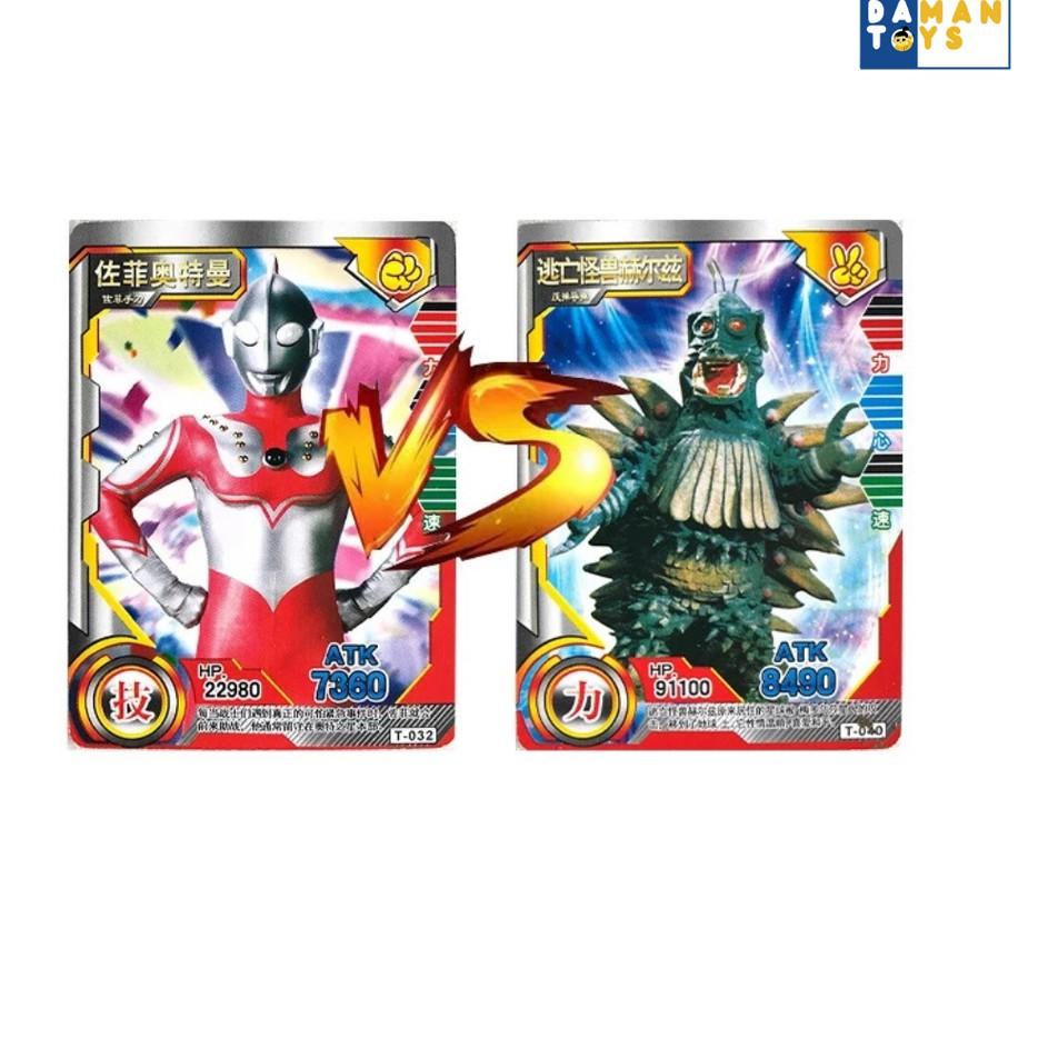 Jual Baru Datang Mainan Kartu Ultraman Scan Fusion Card AR Ultraman ...