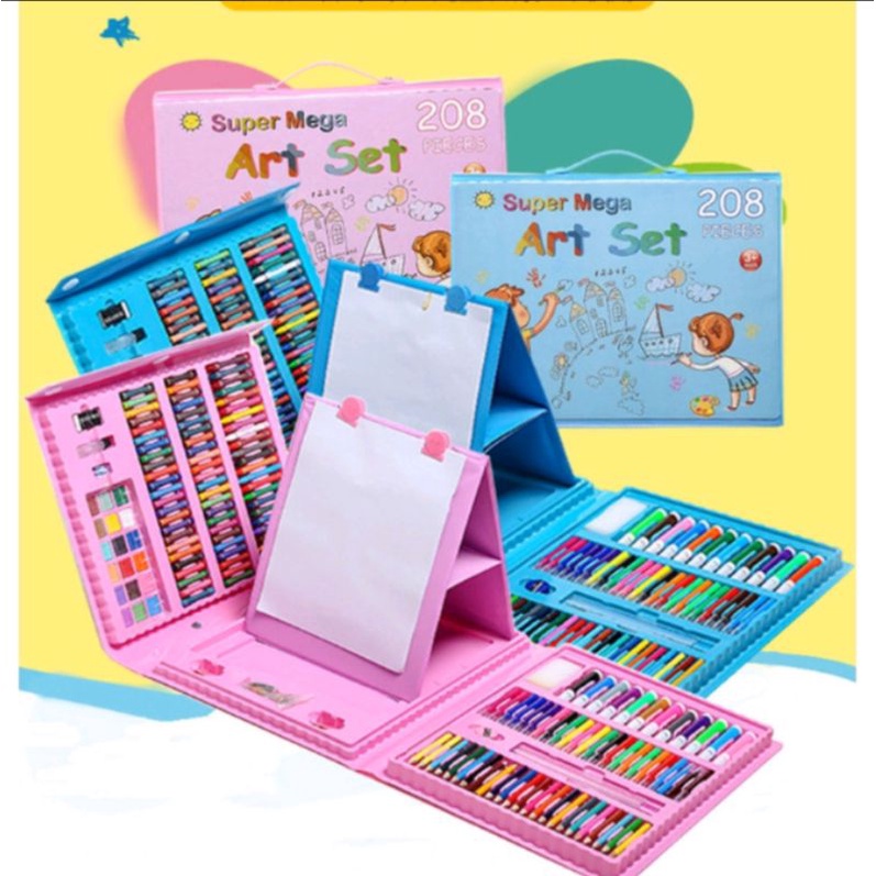 Jual tas gelembung gratis Oil Pastel Crayon 208pcs dengan berbagai