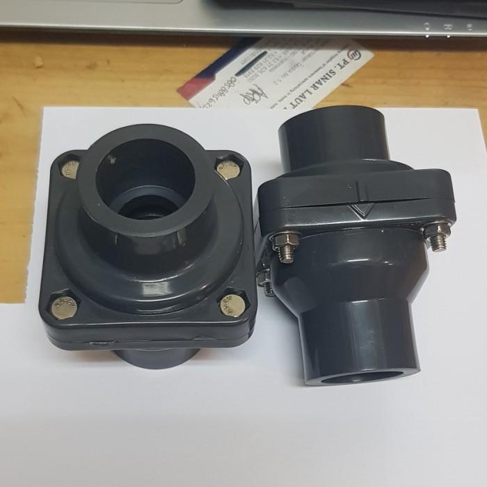 Jual SWING CHECK VALVE PVC 2 INCHI - SOCKET | Shopee Indonesia