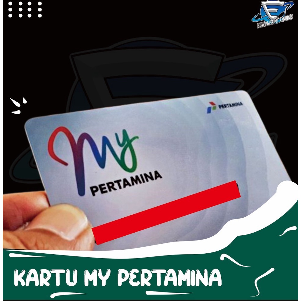 Jual Kartu Bensin/kartu My Pertamina/cetak Kartu Pvc Bahan Premium ...