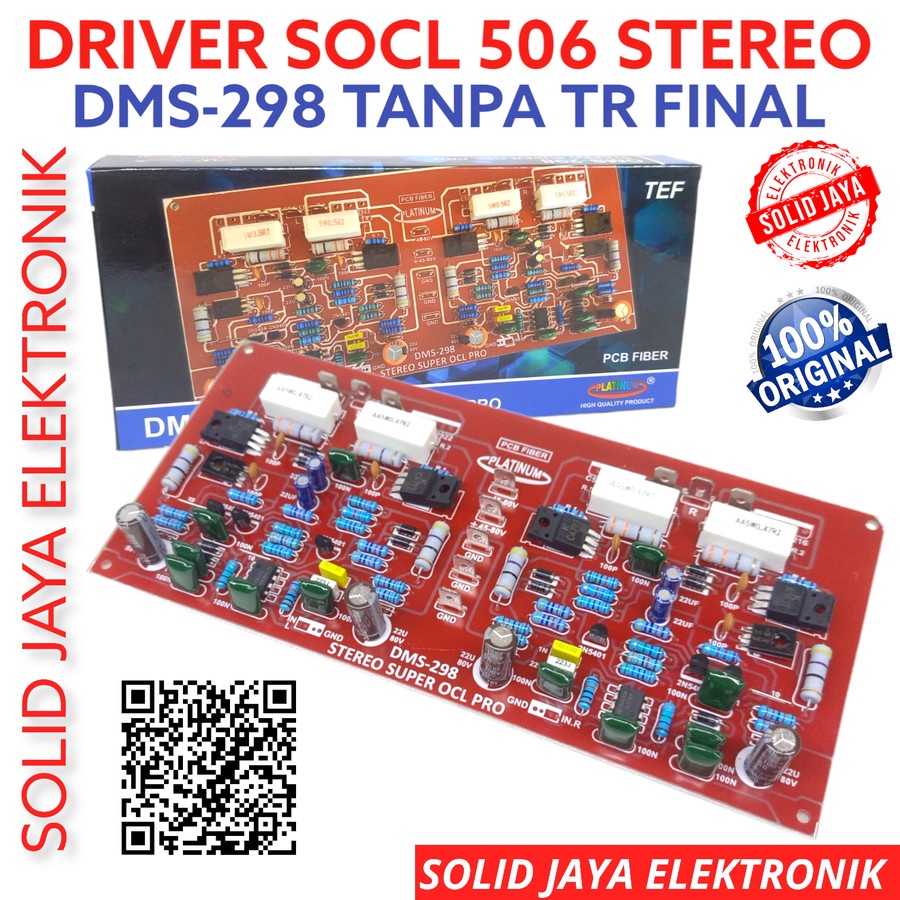 Jual Kit Driver Power Super Ocl Socl Tef Pro Stereo Tef Power Amplifier Ampli Socl