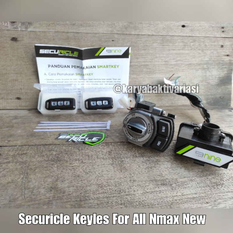 Jual SECU RICLE KEYLESS FOR SCOOPY, NMAX LAMA, NMAX NEW, AEROX155 OLD ...